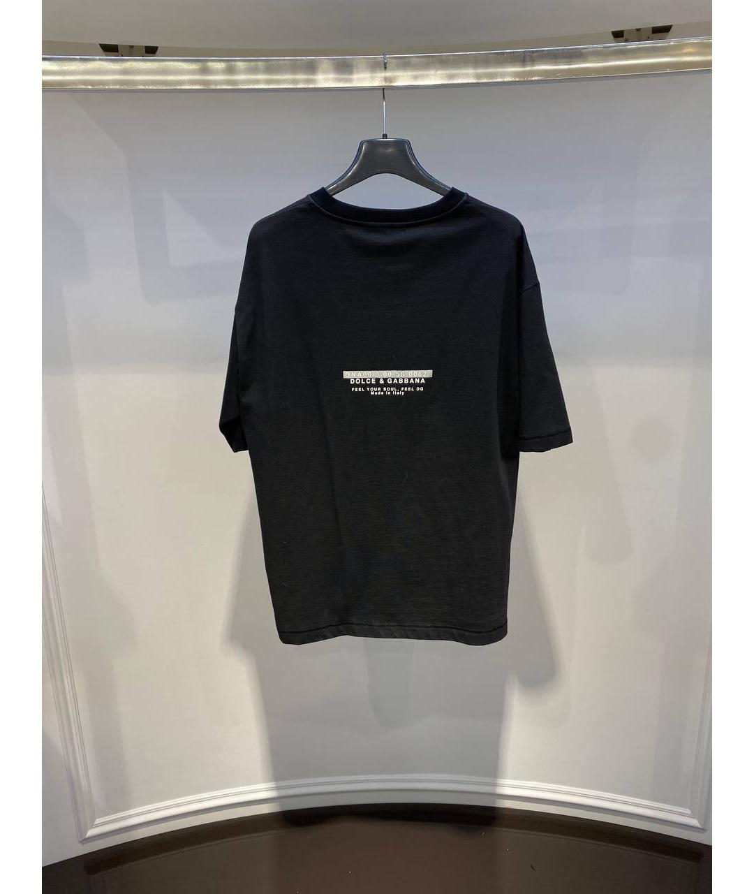 DOLCE&GABBANA Черная футболка, фото 2