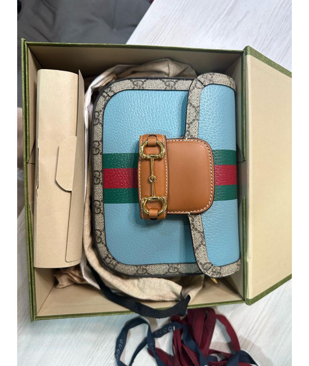 GUCCI Мульти кожаная сумка через плечо, фото 9