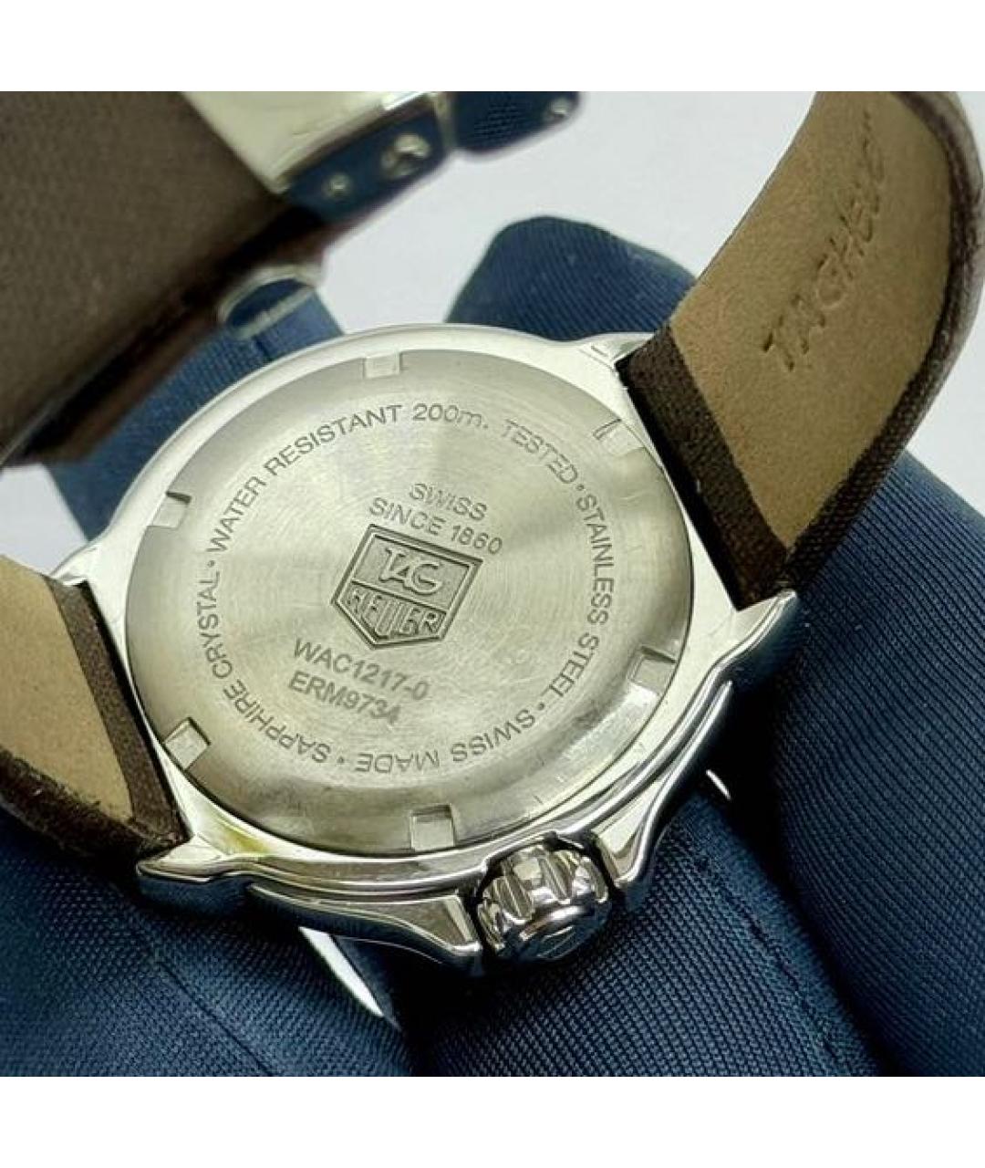 TAG HEUER Коричневые металлические часы, фото 8