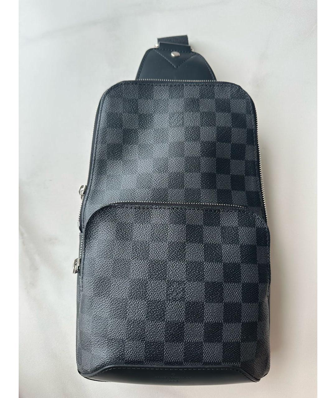 LOUIS VUITTON Черная поясная сумка, фото 4