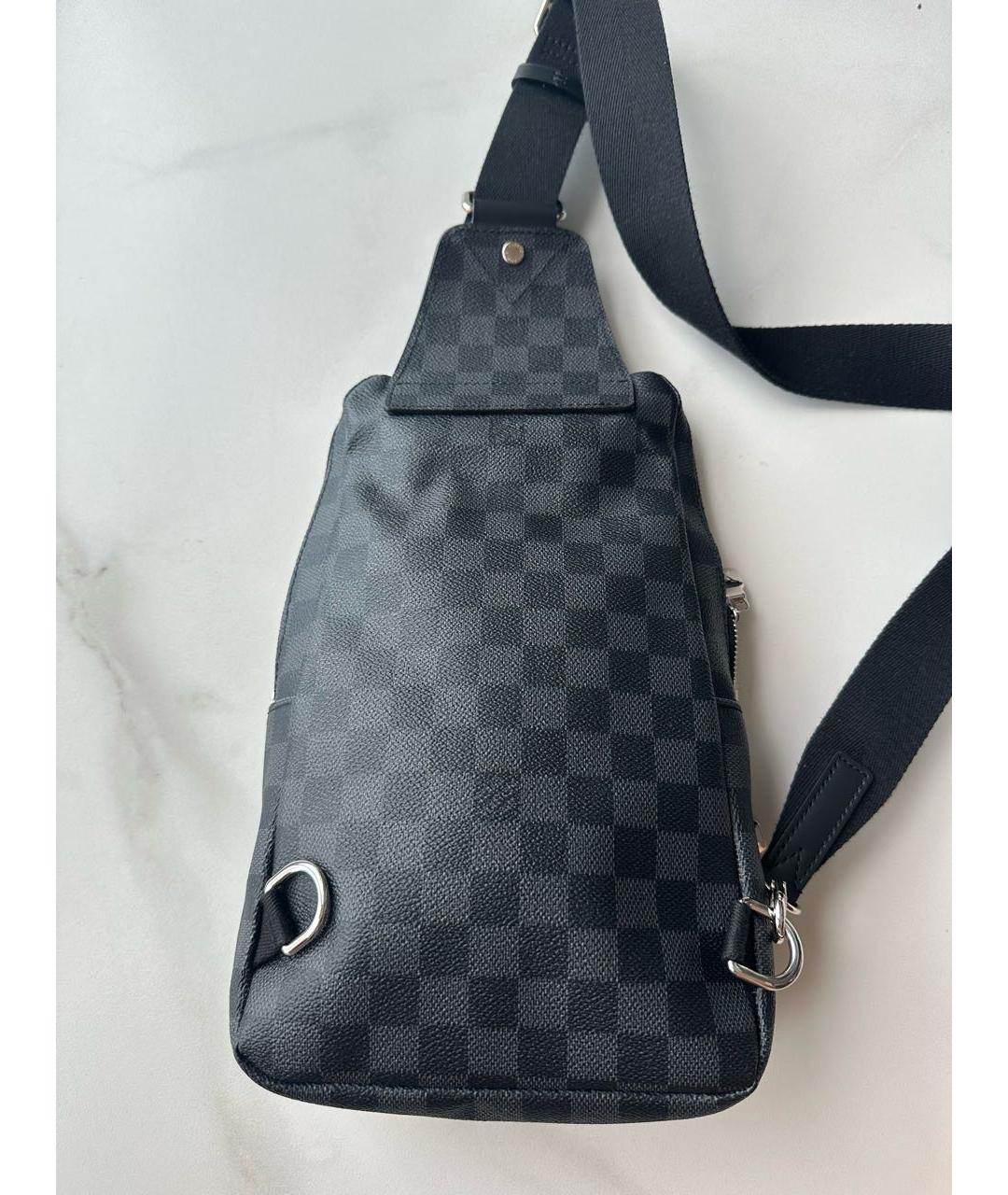 LOUIS VUITTON Черная поясная сумка, фото 2