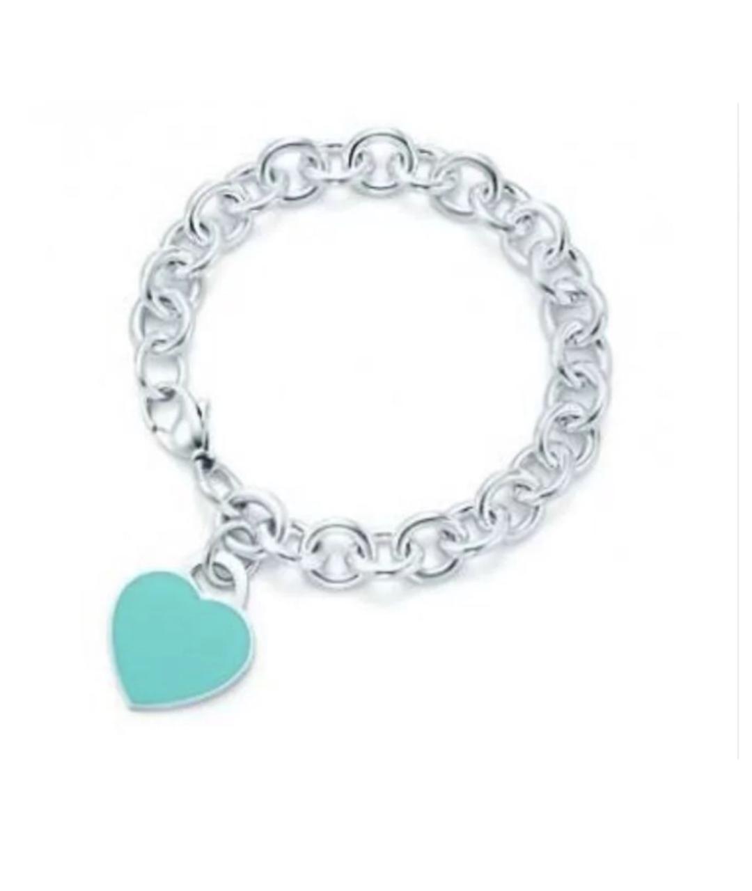 TIFFANY&CO Бирюзовый серебряный браслет, фото 1