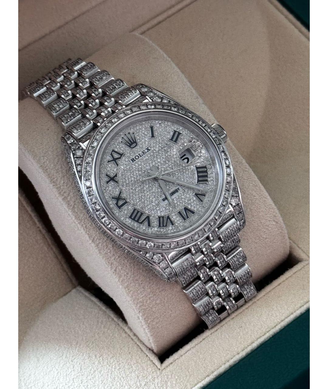 ROLEX Белые часы, фото 4