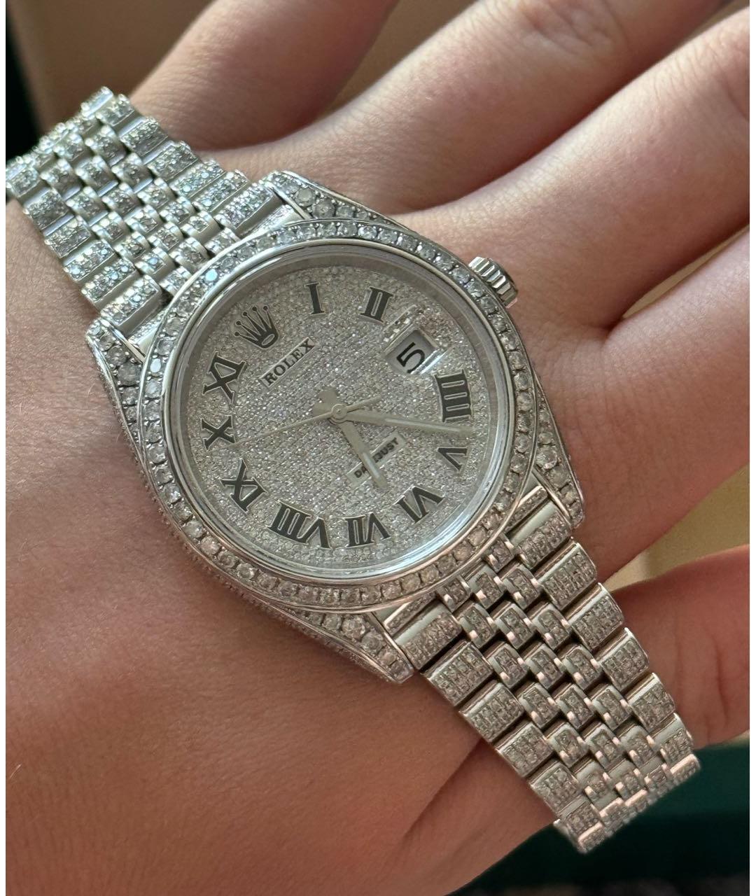 ROLEX Белые часы, фото 9