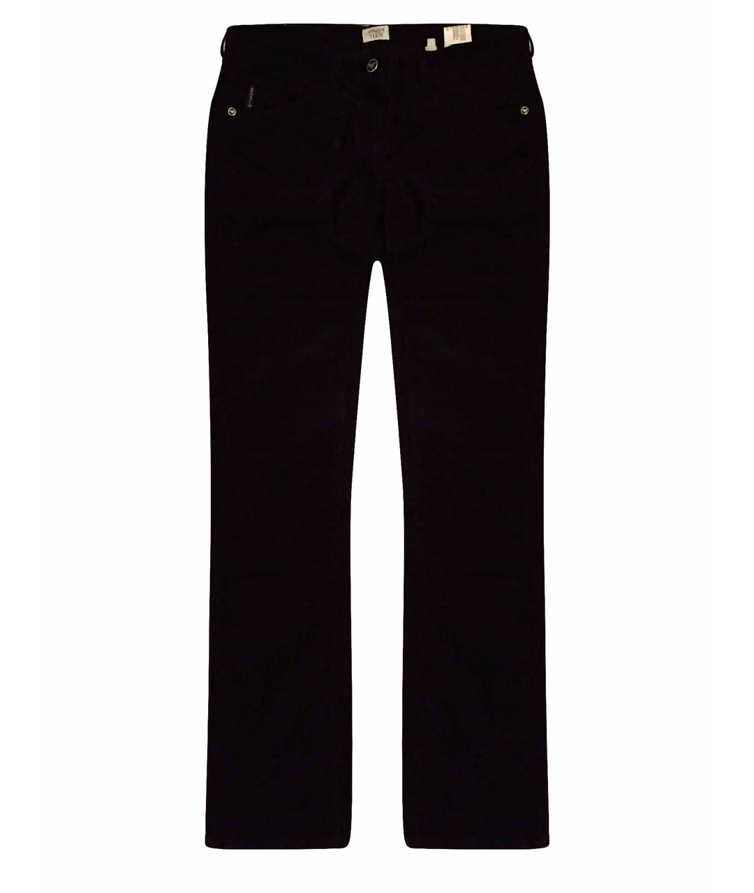ARMANI JUNIOR Черные хлопковые детские джинсы, фото 1