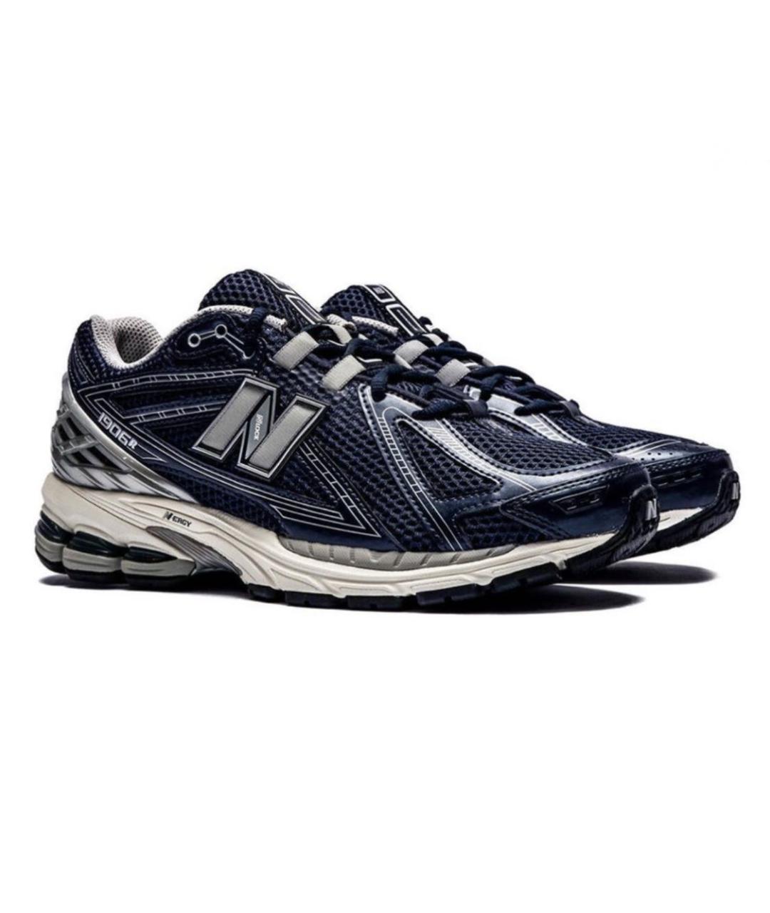 NEW BALANCE Темно-синие текстильные кроссовки, фото 2