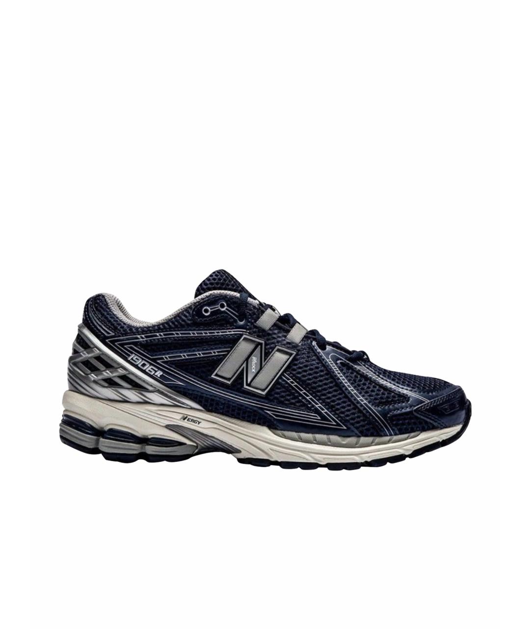 NEW BALANCE Темно-синие текстильные кроссовки, фото 1