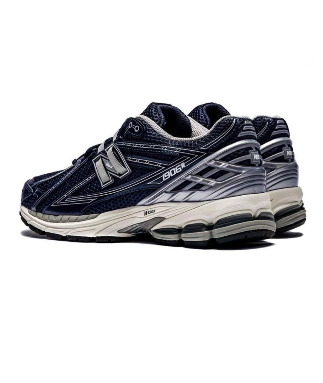 NEW BALANCE Темно-синие текстильные кроссовки, фото 3