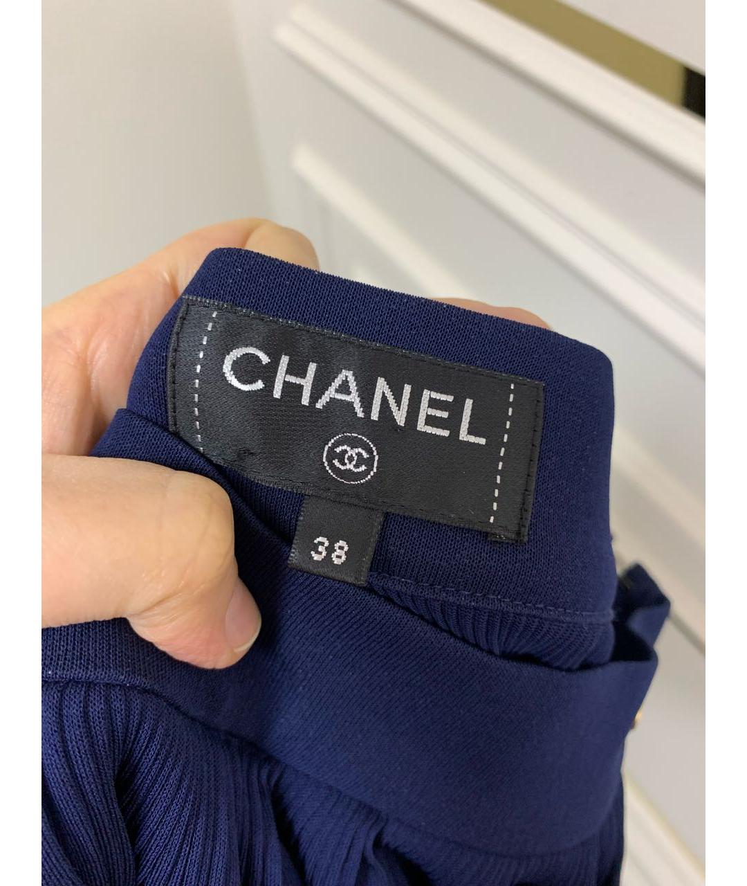 CHANEL Темно-синие кюлоты, фото 8