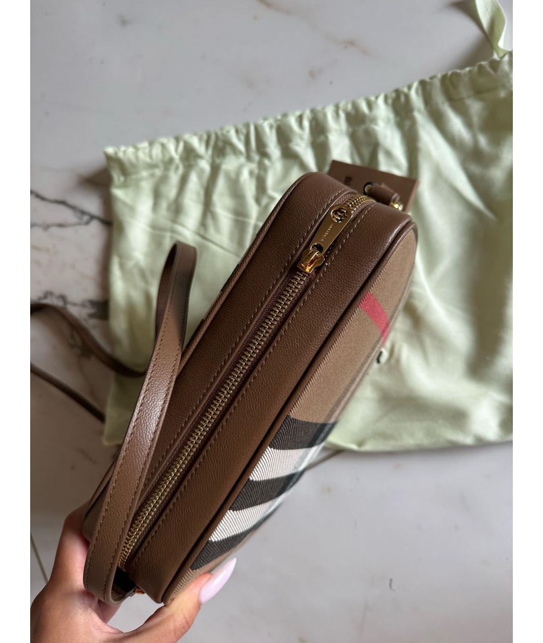 BURBERRY Коричневая сумка через плечо, фото 3
