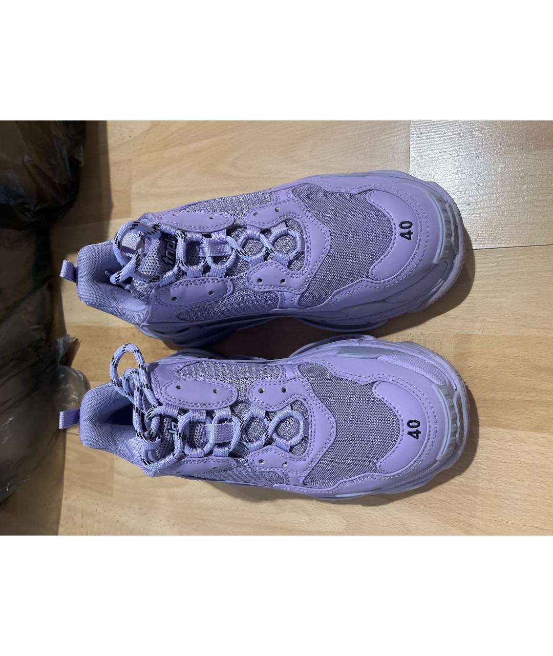 BALENCIAGA Фиолетовые кроссовки, фото 2