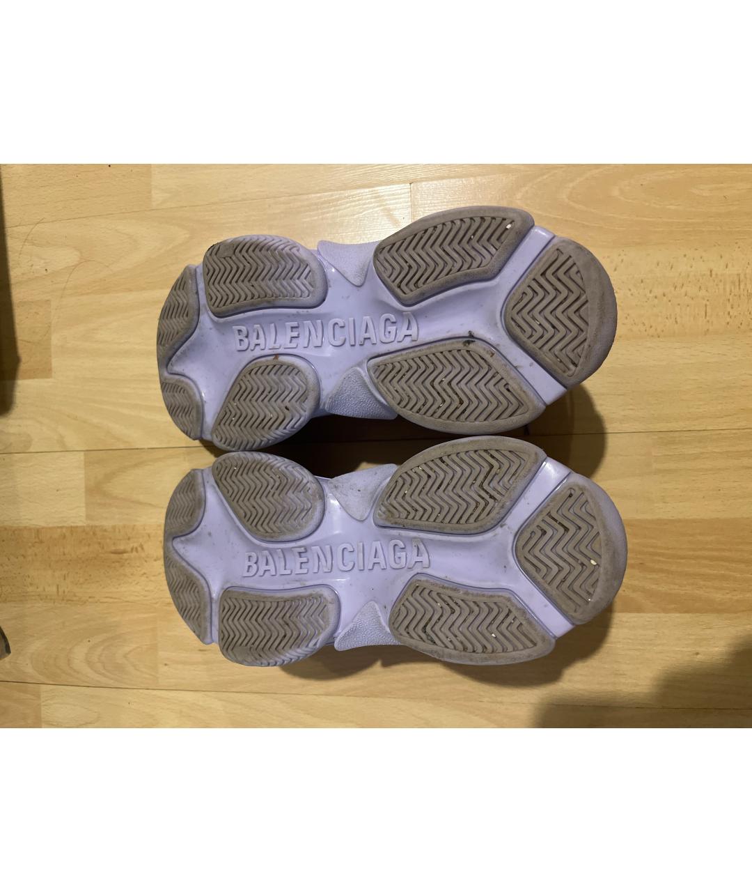 BALENCIAGA Фиолетовые кроссовки, фото 5