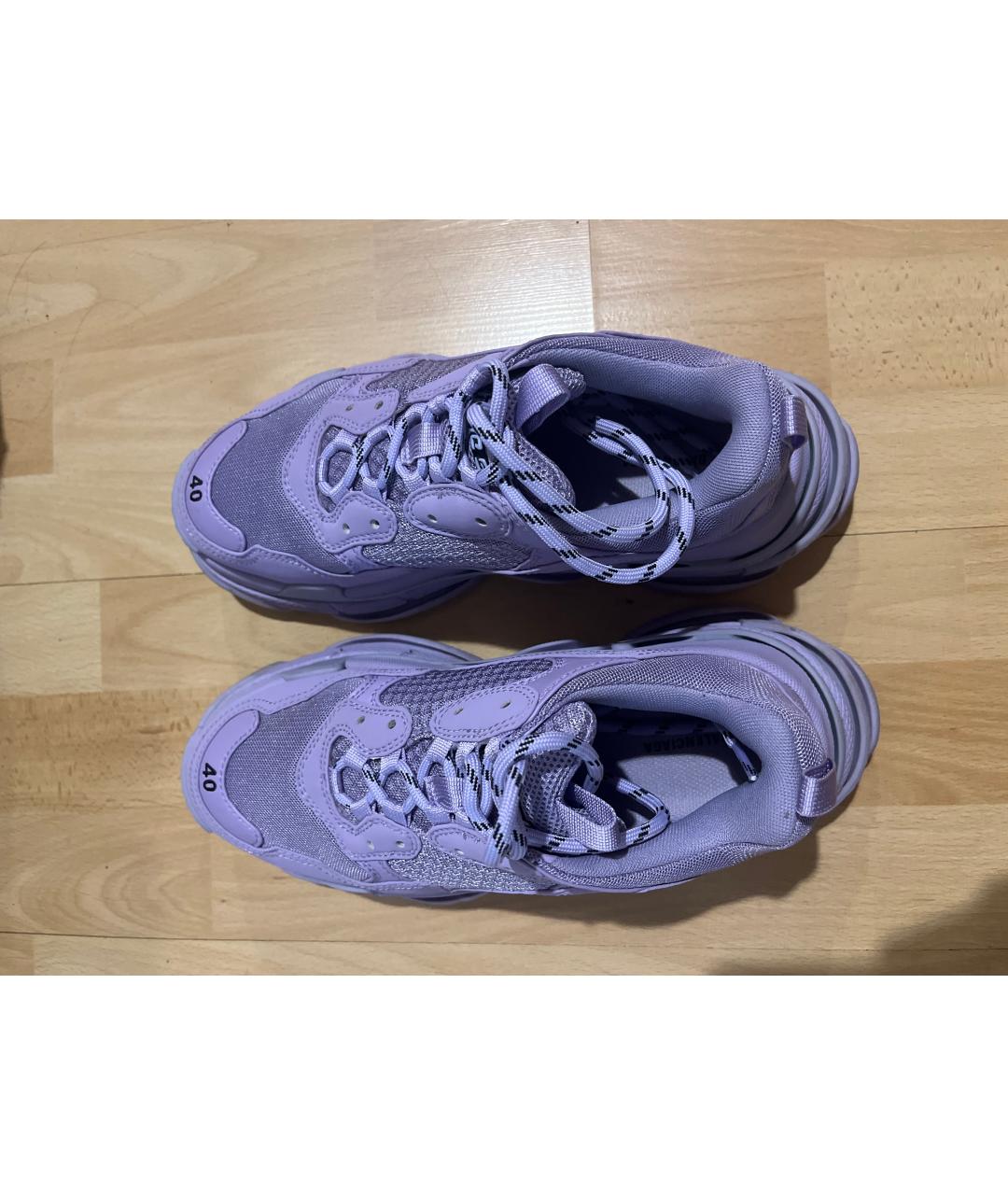 BALENCIAGA Фиолетовые кроссовки, фото 3