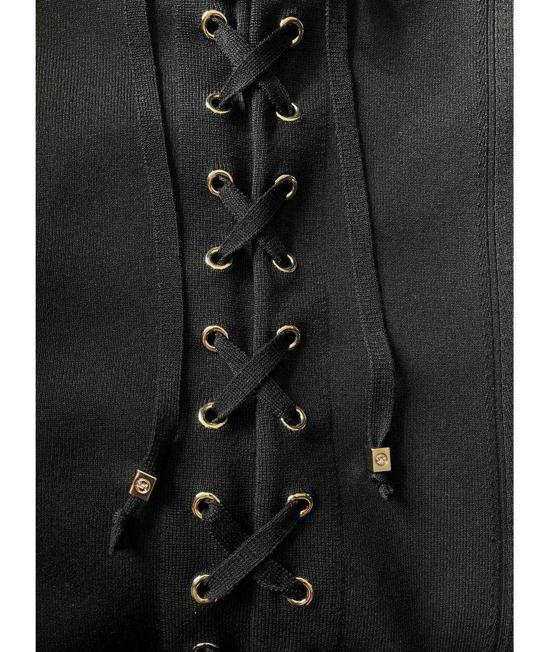 MICHAEL KORS Черное вискозное коктейльное платье, фото 3