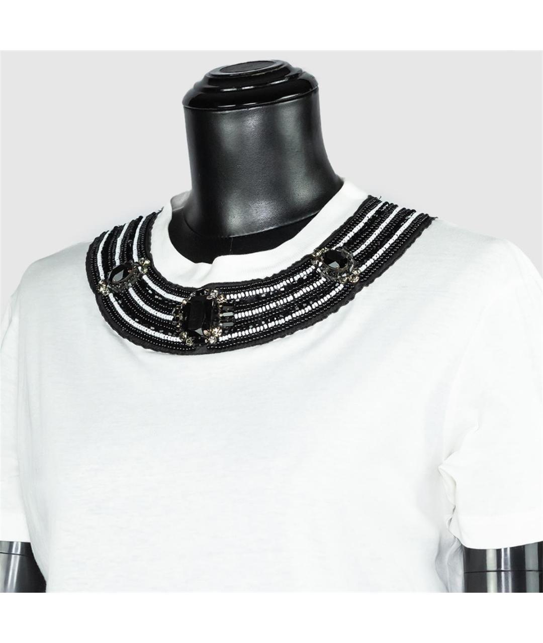 PRADA Белая хлопковая футболка, фото 2