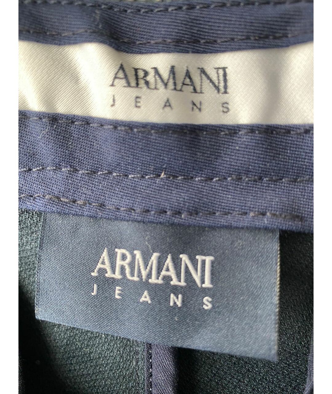 ARMANI JEANS Синие джинсы скинни, фото 2