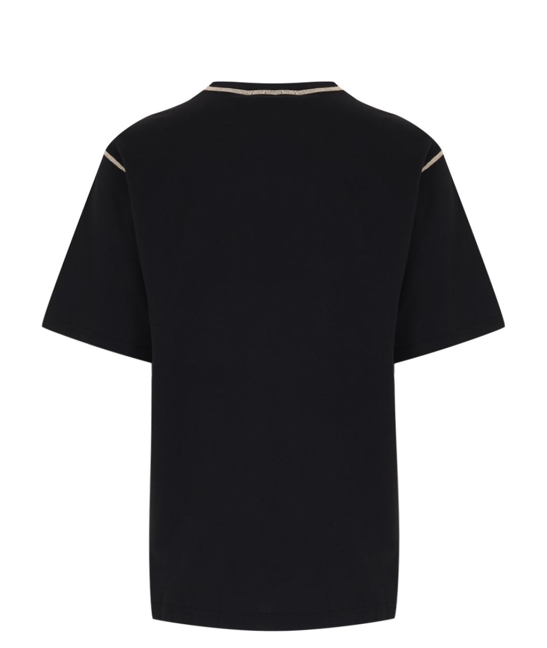 DOLCE&GABBANA Черная футболка, фото 2