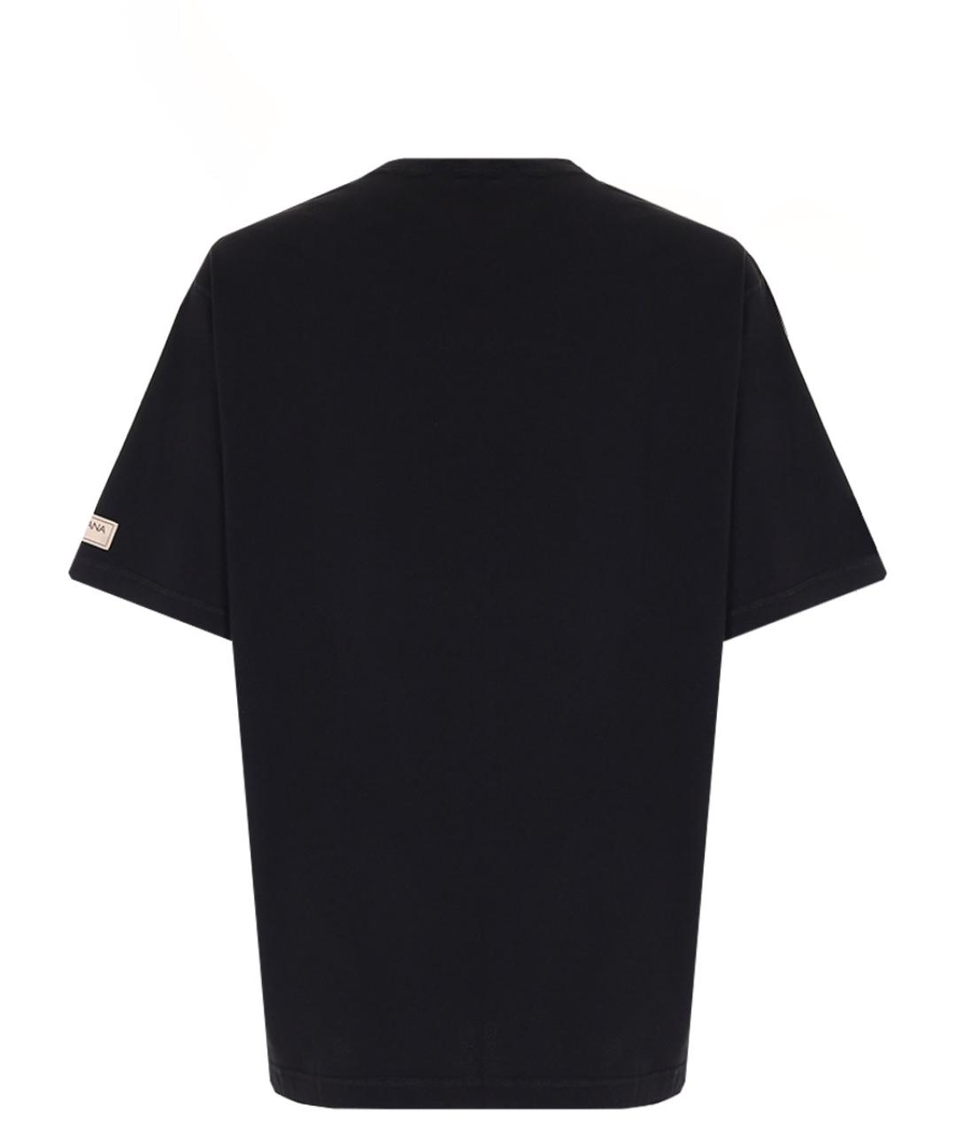 DOLCE&GABBANA Черная футболка, фото 2