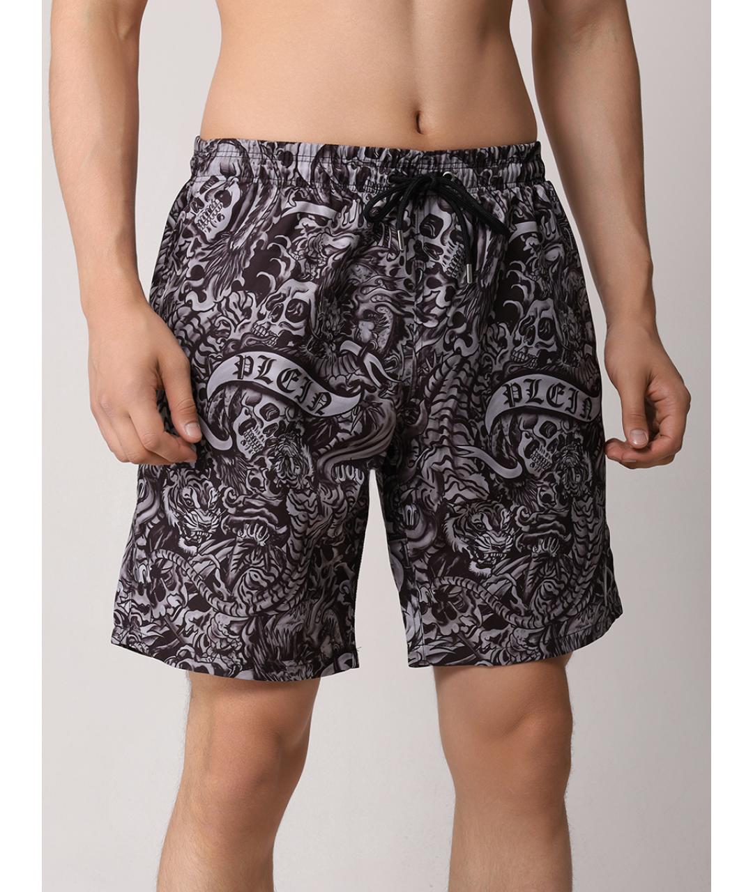 PHILIPP PLEIN Черные шорты, фото 2