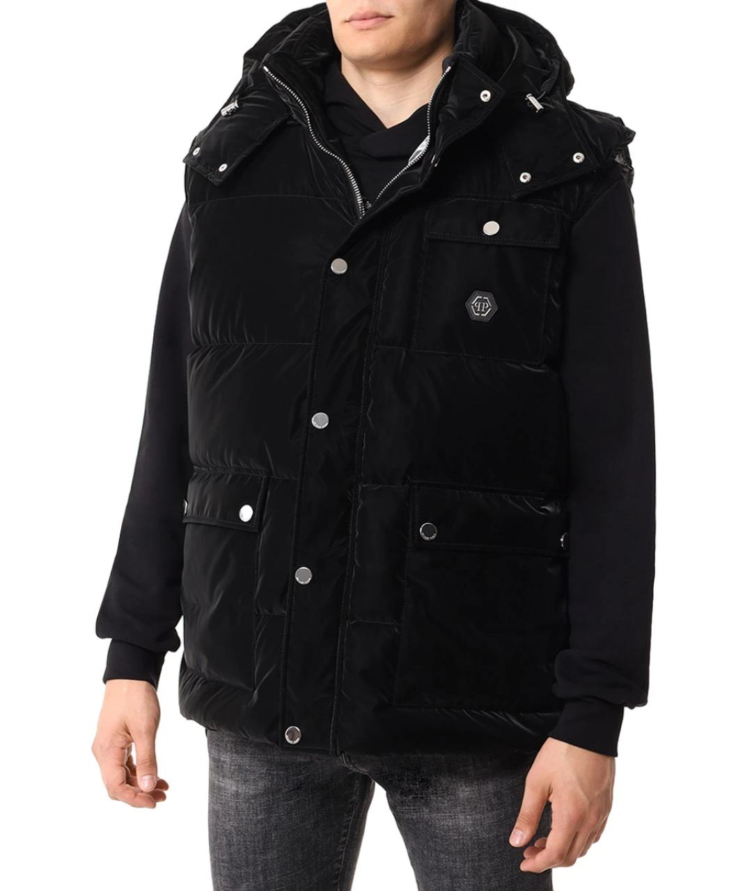 PHILIPP PLEIN Черный жилет, фото 4