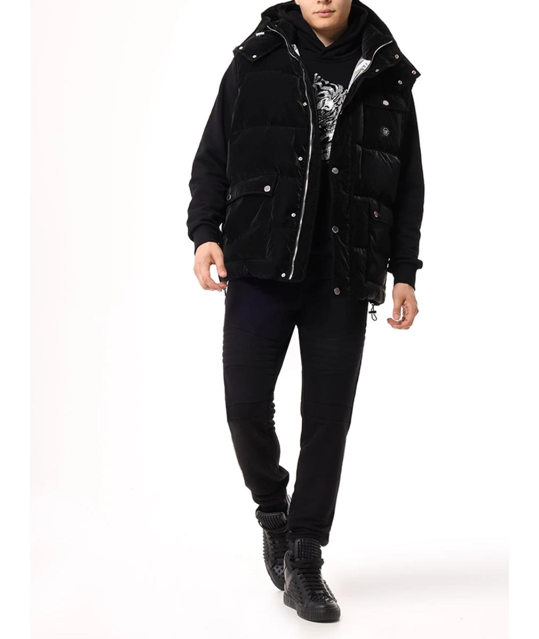 PHILIPP PLEIN Черный жилет, фото 2