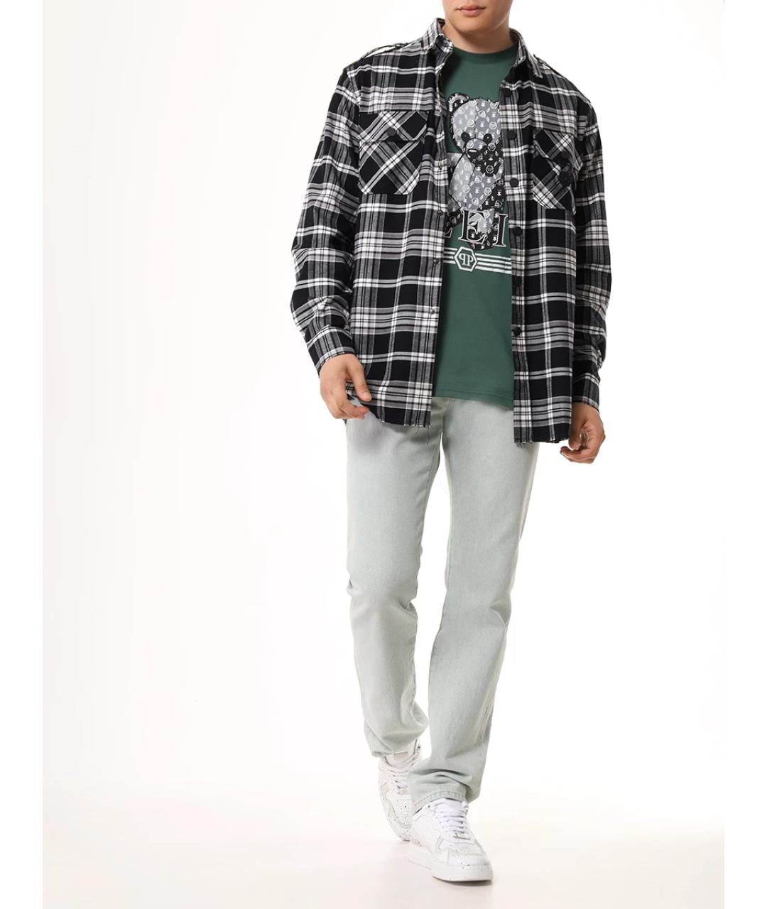 PHILIPP PLEIN Зеленая футболка, фото 2