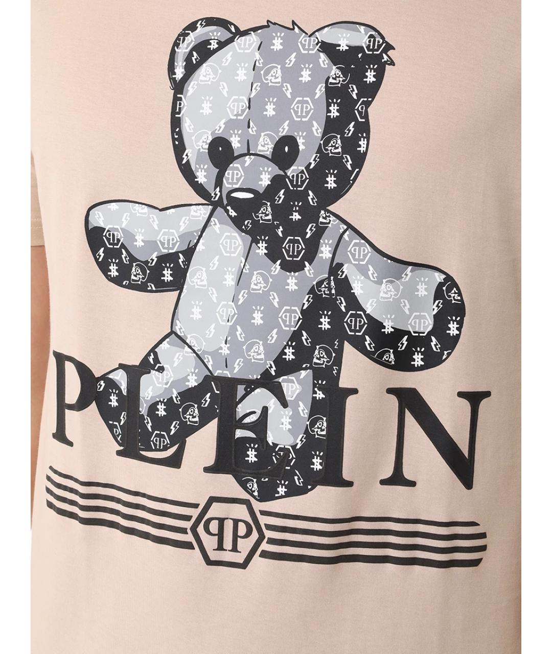 PHILIPP PLEIN Бежевая футболка, фото 5