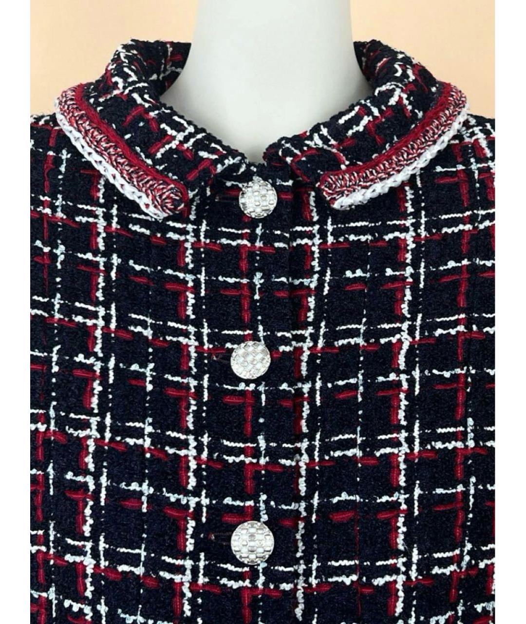 CHANEL Мульти твидовое коктейльное платье, фото 7