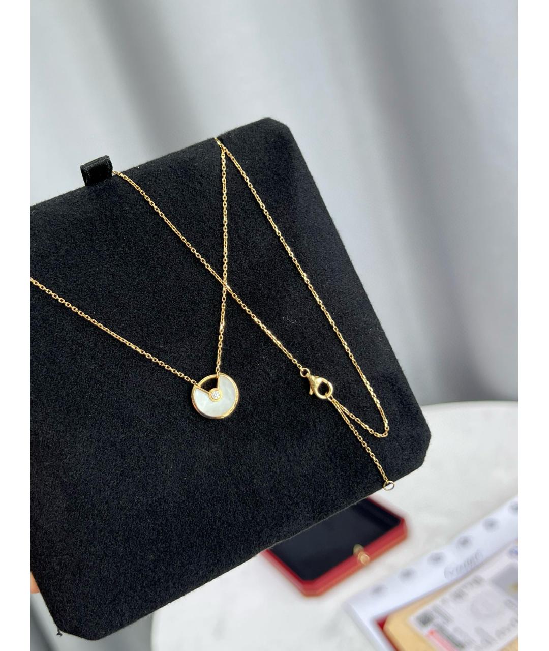 CARTIER Белая подвеска из розового золота, фото 4