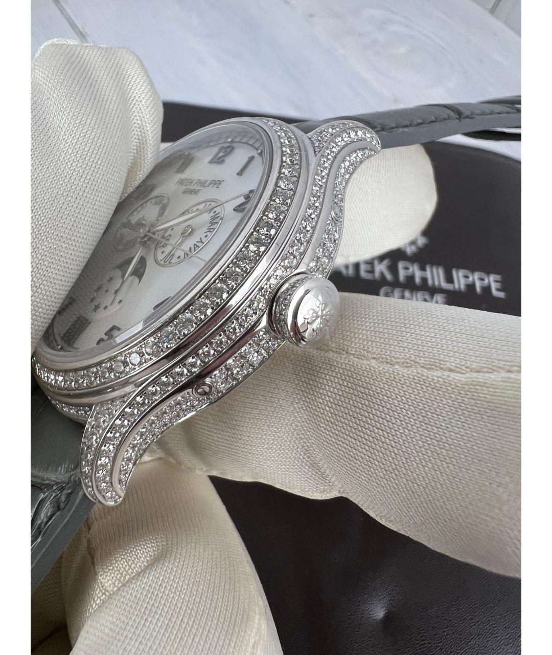 PATEK PHILIPPE Серые часы из белого золота, фото 4