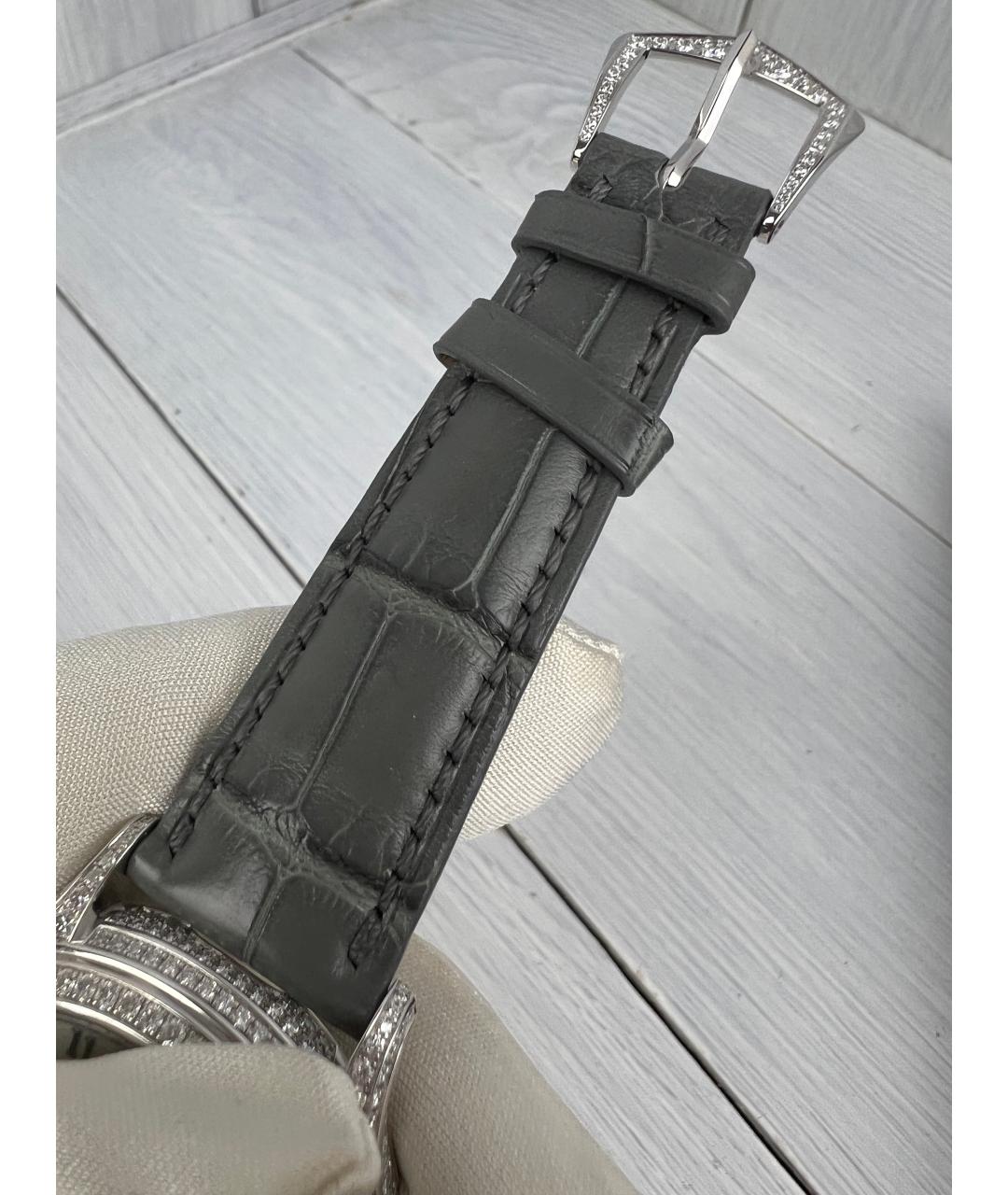 PATEK PHILIPPE Серые часы из белого золота, фото 6