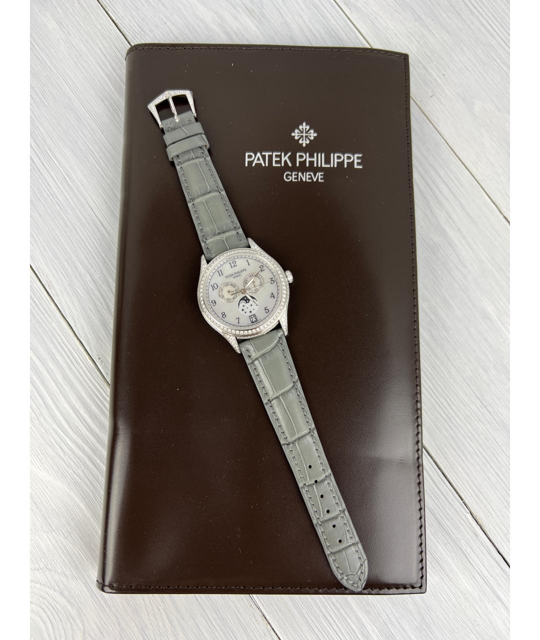PATEK PHILIPPE Серые часы из белого золота, фото 2