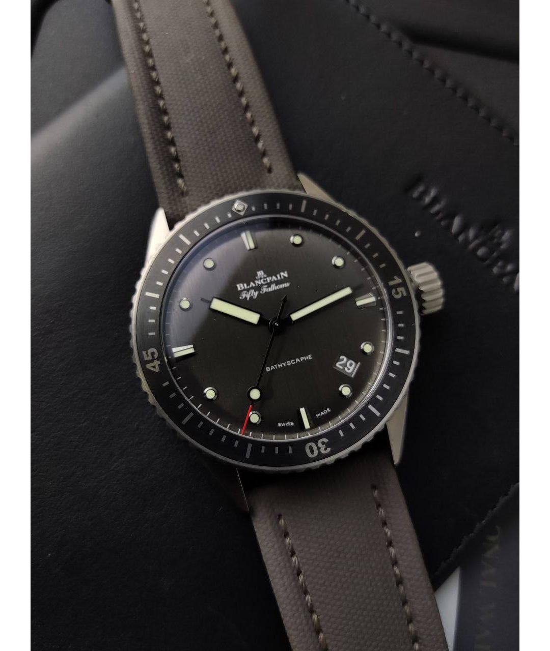 Blancpain Коричневые часы, фото 4