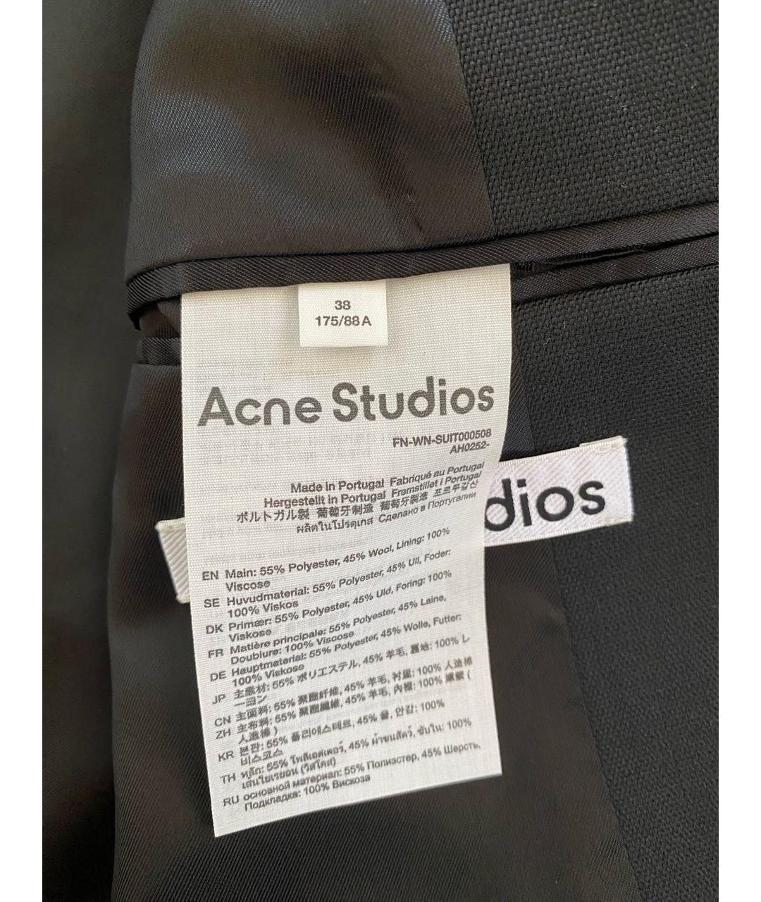 ACNE STUDIOS Черный жакет/пиджак, фото 3