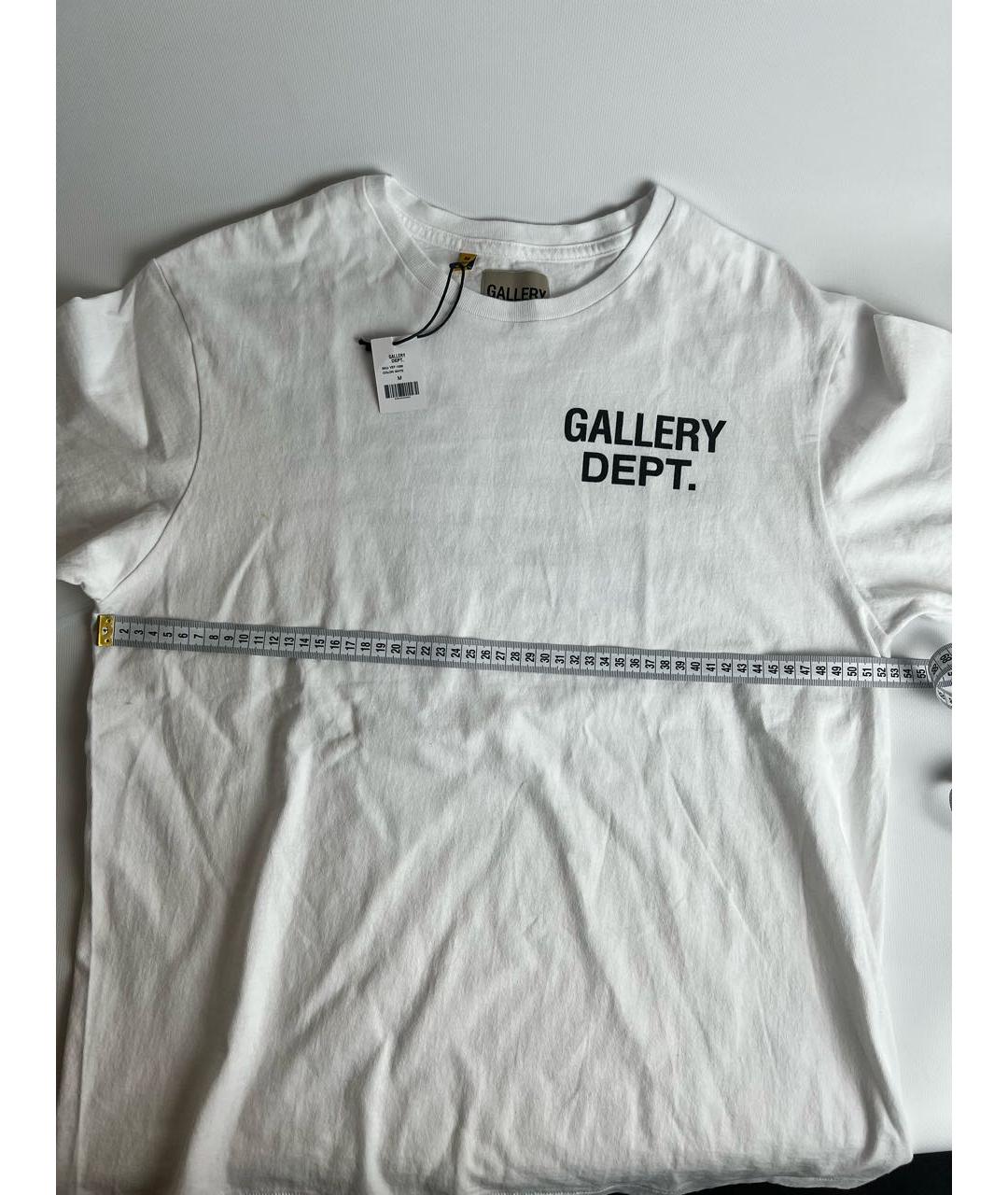Gallery Dept Белая хлопковая футболка, фото 7