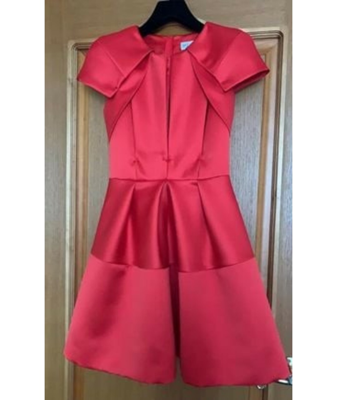 DICE KAYEK Красное шелковое вечернее платье, фото 4