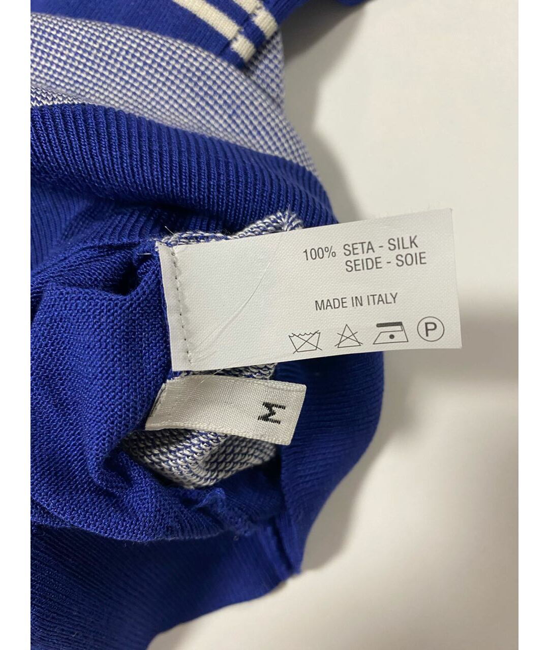 KITON Синий шелковый джемпер / свитер, фото 4