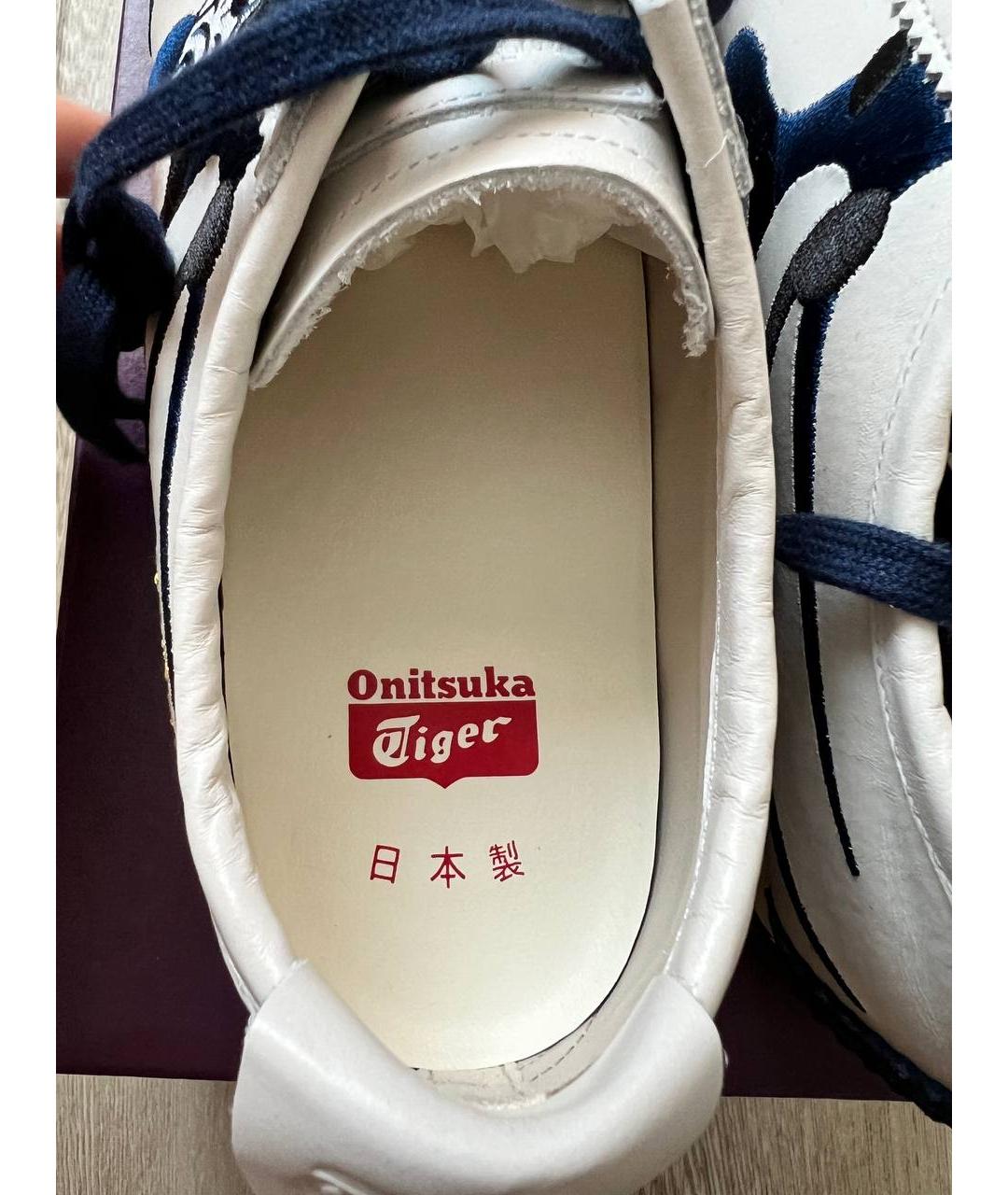 ONITSUKA TIGER Синие кожаные кроссовки, фото 6