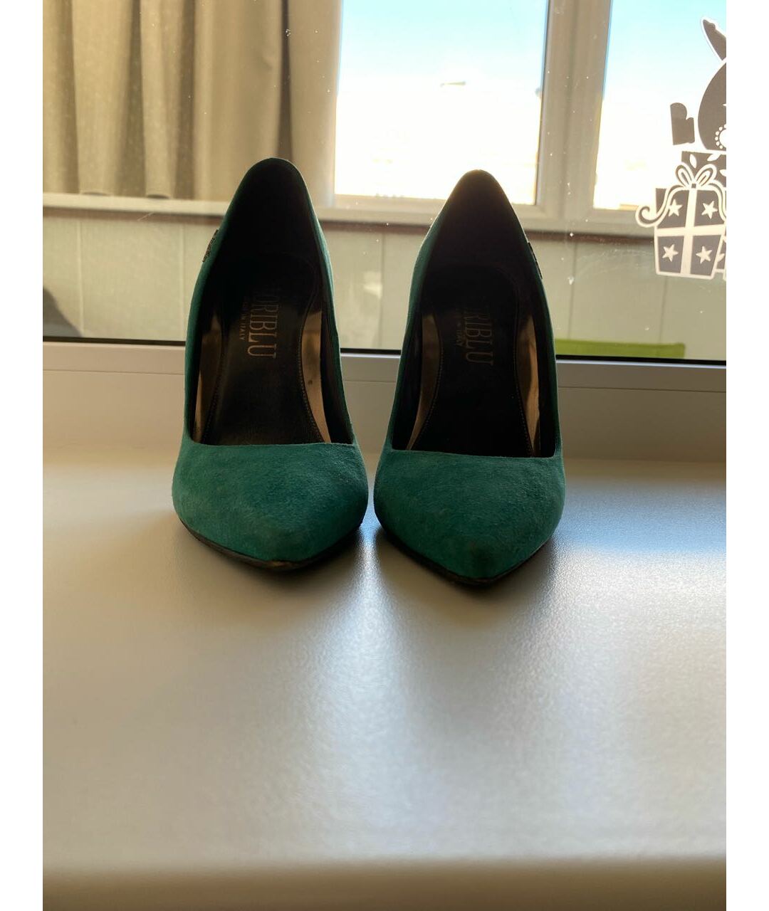 LORIBLU Зеленые замшевые туфли, фото 2