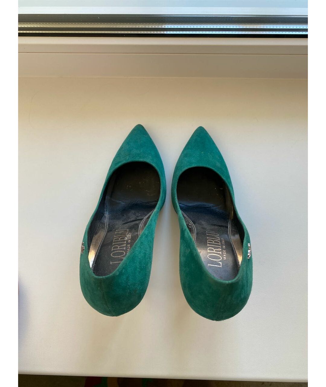 LORIBLU Зеленые замшевые туфли, фото 3