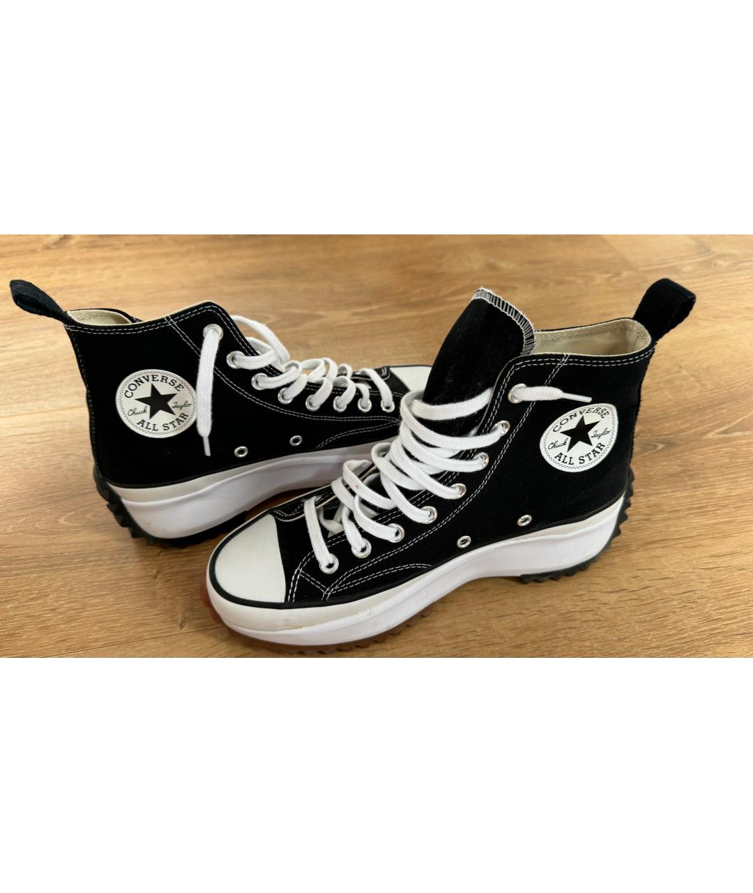 CONVERSE Черные текстильные полусапоги, фото 6