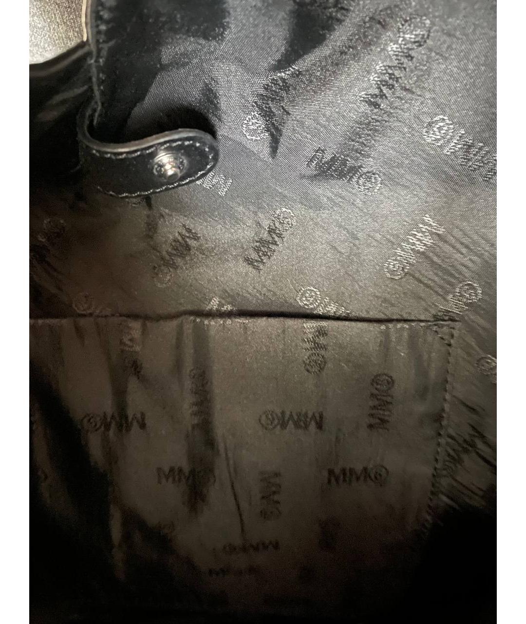 MM6 MAISON MARGIELA Черная дорожная/спортивная сумка из искусственной кожи, фото 3