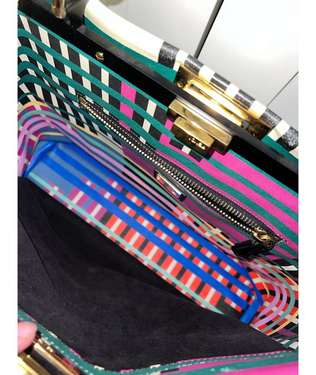 FENDI Мульти кожаная сумка тоут, фото 6