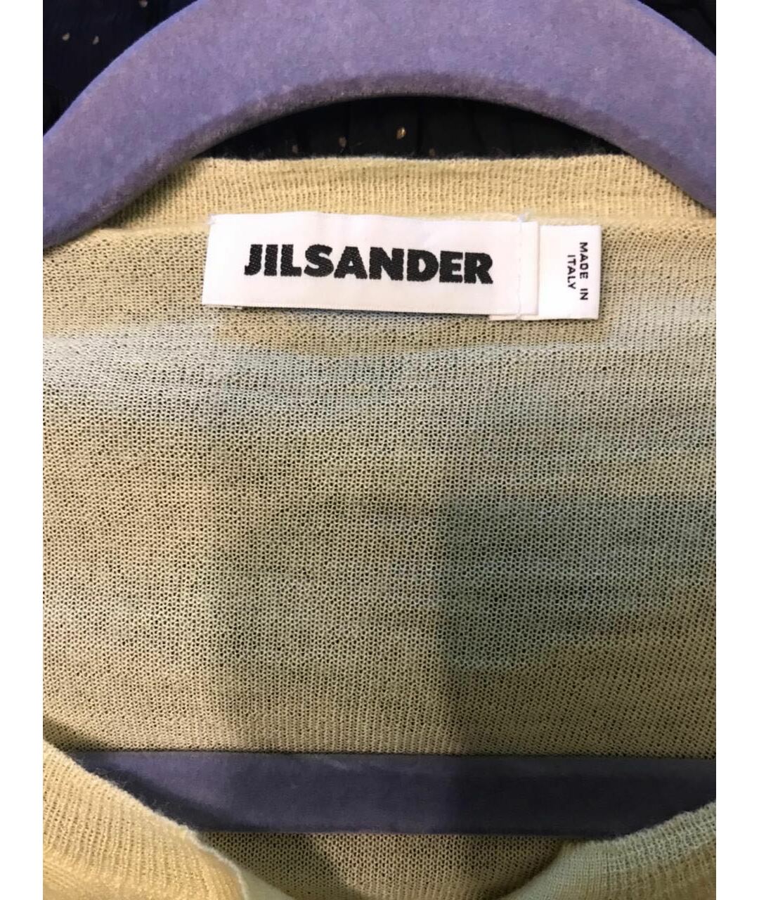 JIL SANDER Желтый кашемировый джемпер / свитер, фото 3