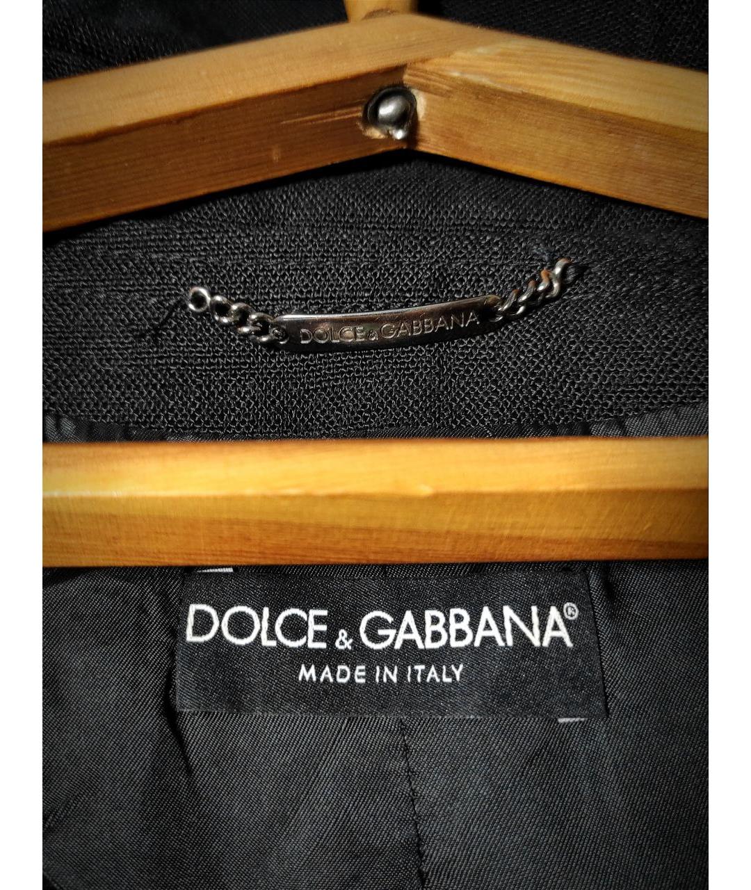 DOLCE&GABBANA Черный вискозный жилет, фото 3