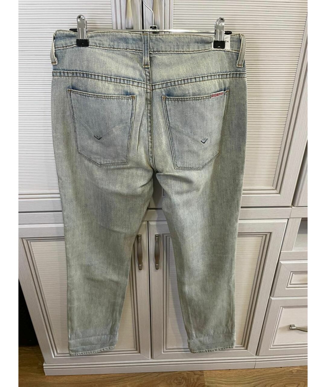 HUDSON Голубые прямые джинсы, фото 2