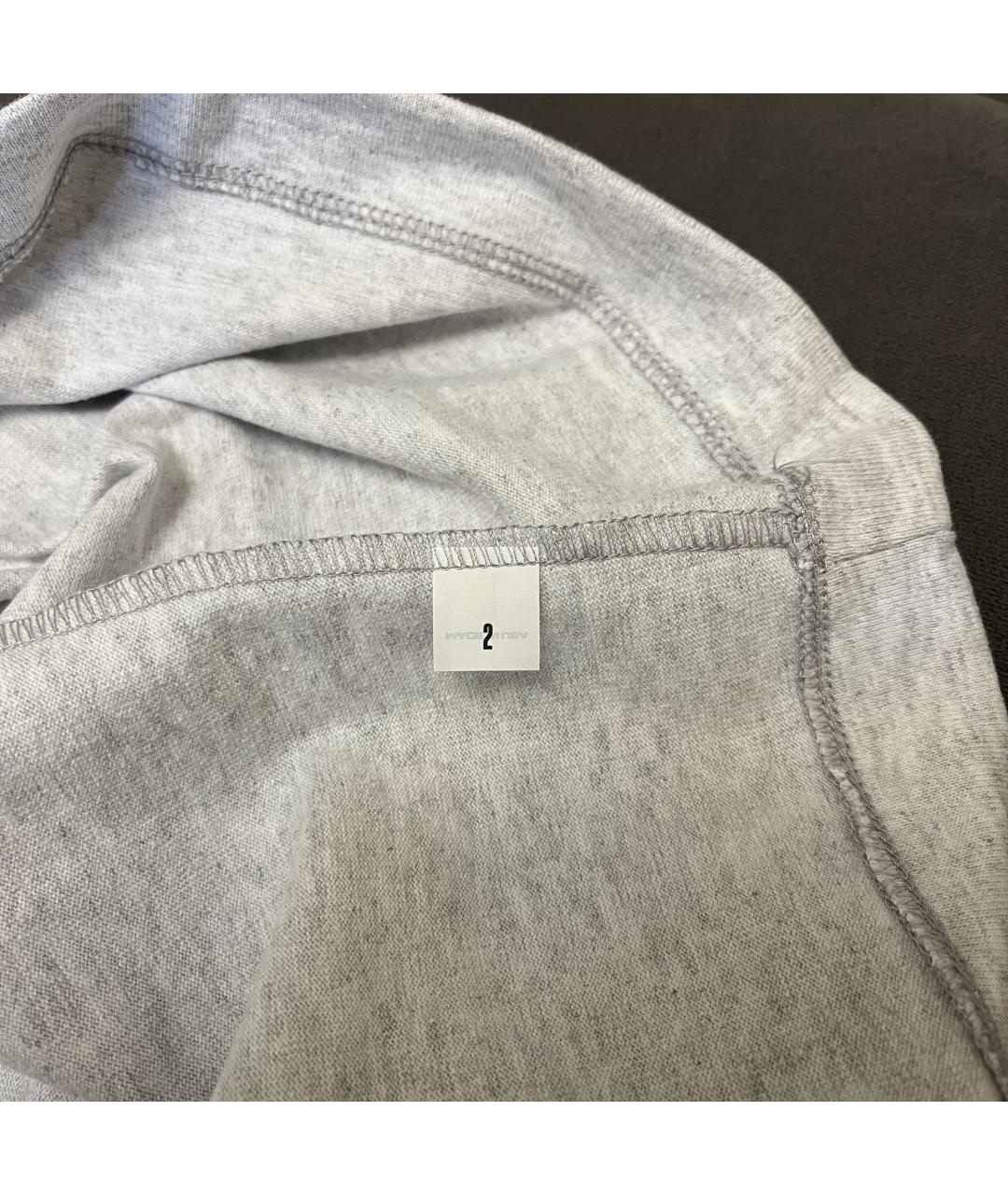 YEEZY Серая хлопковая футболка, фото 7