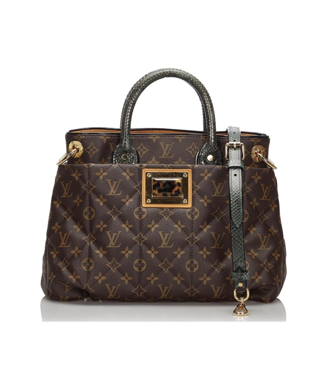 LOUIS VUITTON Коричневая сумка тоут, фото 5