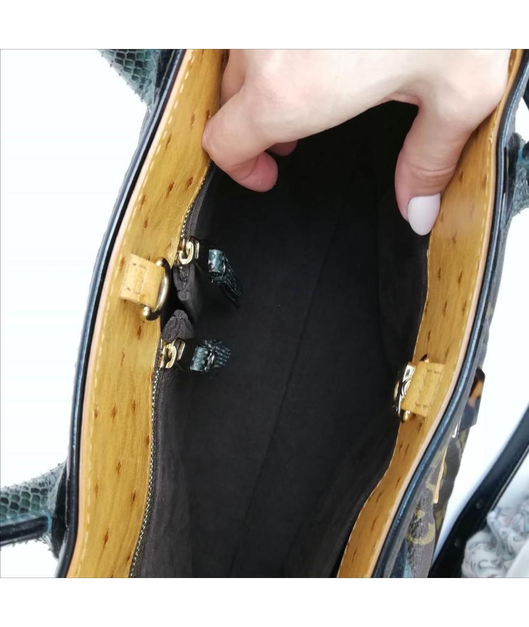 LOUIS VUITTON Коричневая сумка тоут, фото 8