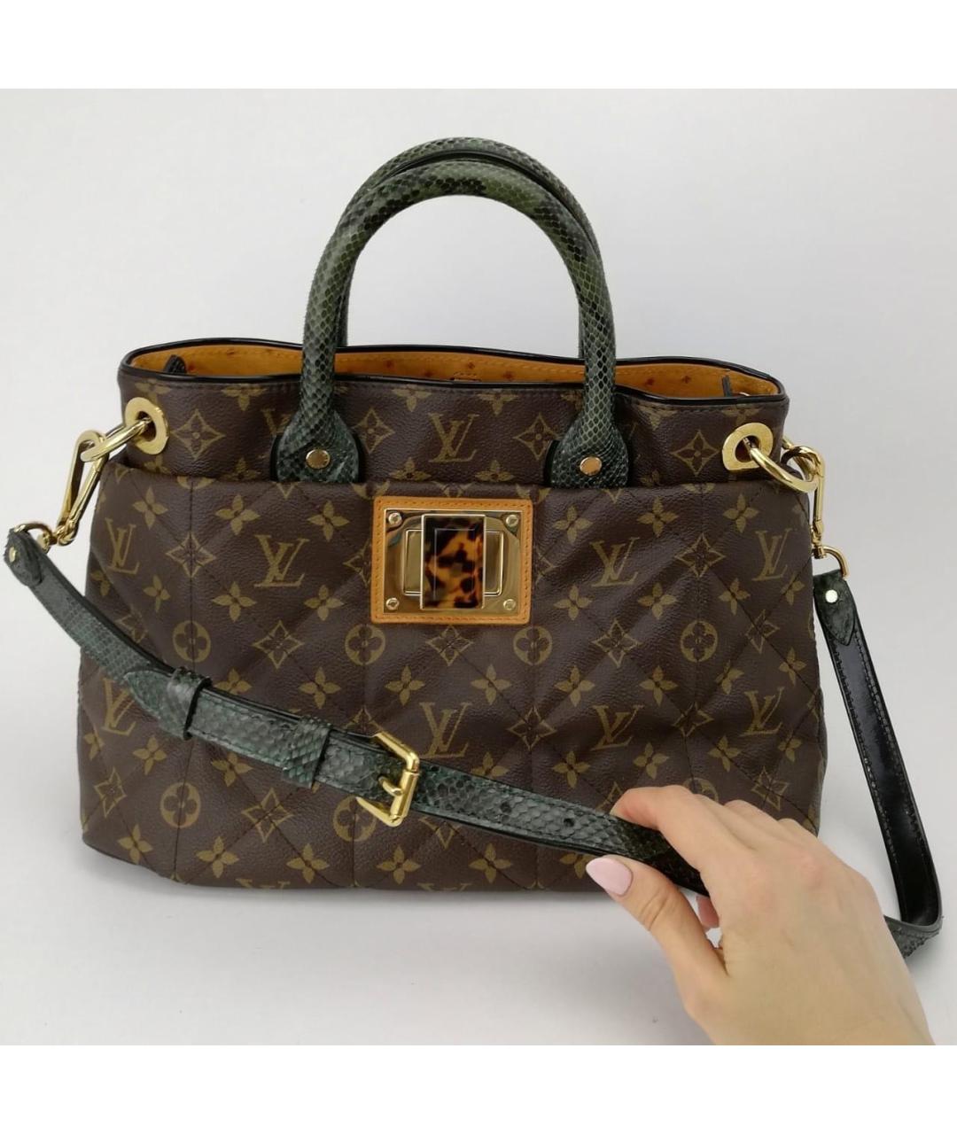 LOUIS VUITTON Коричневая сумка тоут, фото 2